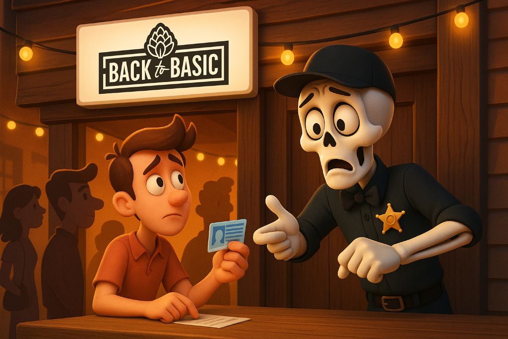 Brasseur BACK to BASIC vérifiant l'âge